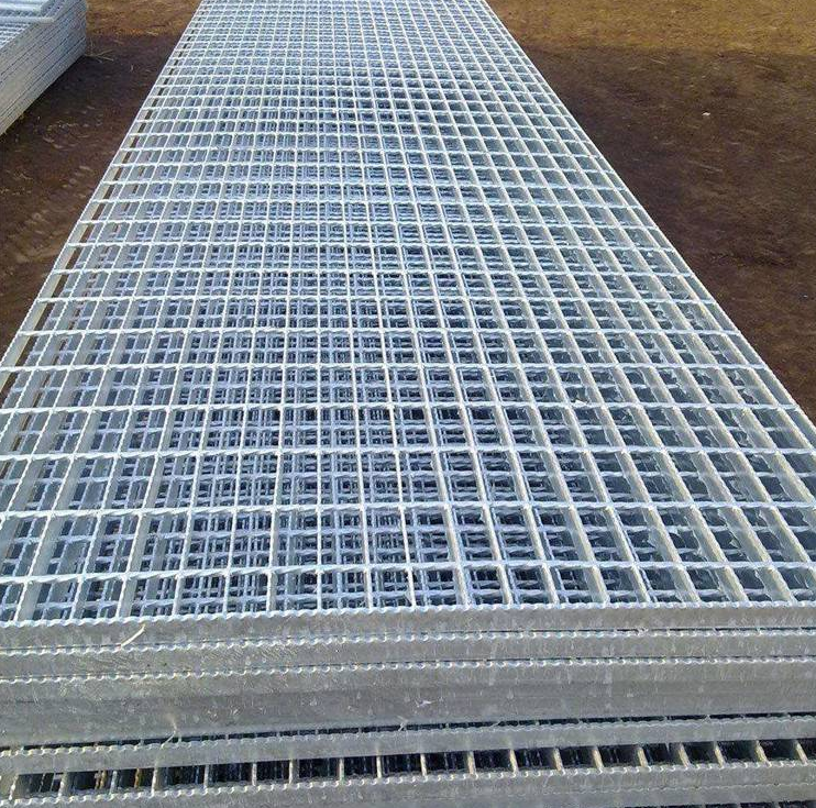 平臺(tái)防滑格柵板|樓梯鋸齒形格柵板|對(duì)插格柵板100*100